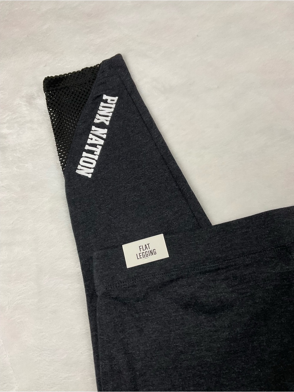 Pink Victoria’s Secret Yoga Flat Leggings Size L Pink Nation - Picture 7 of 7